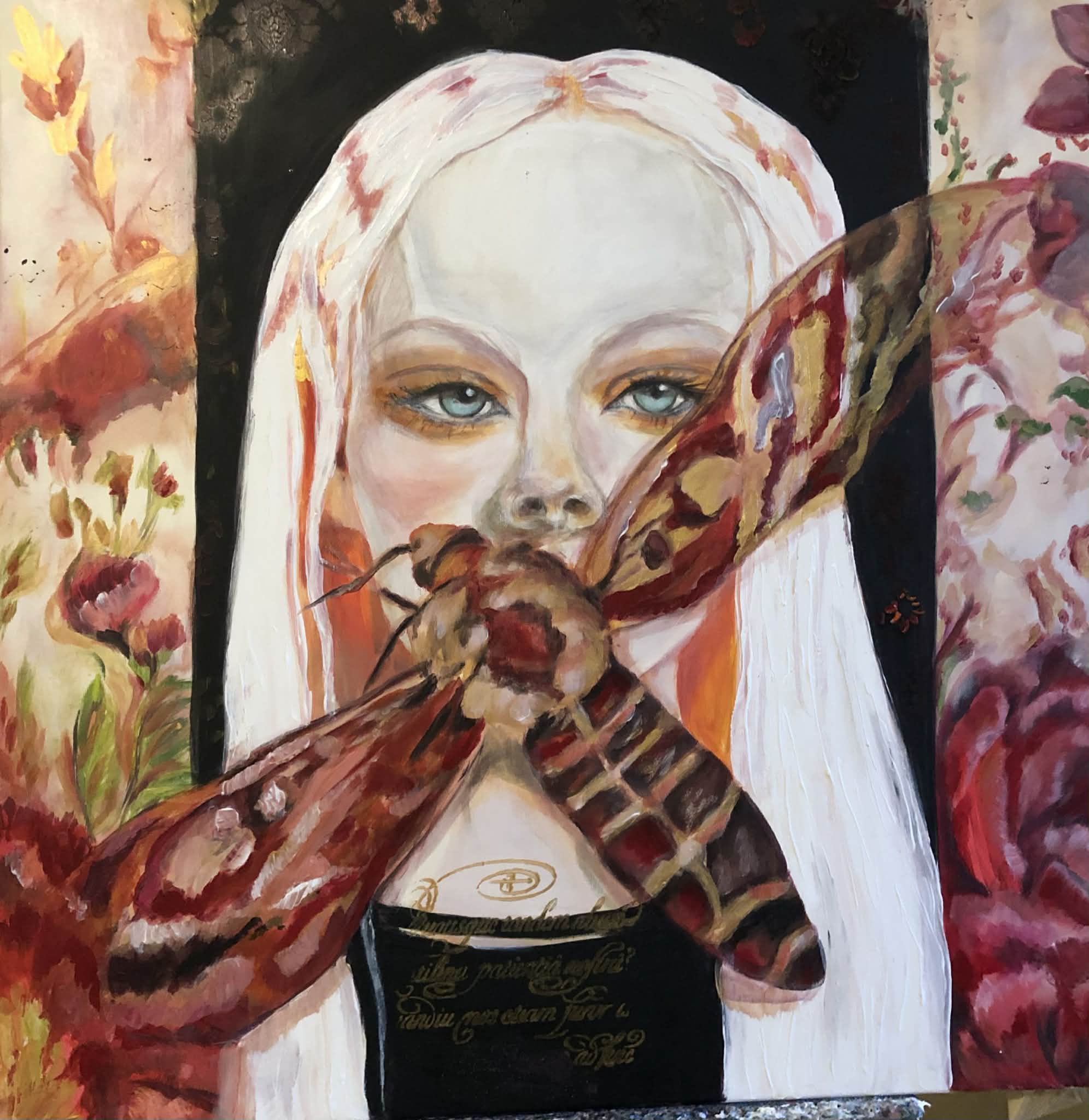 Ćma cykl Sensitive | 2026 | 80 x 80 cm
