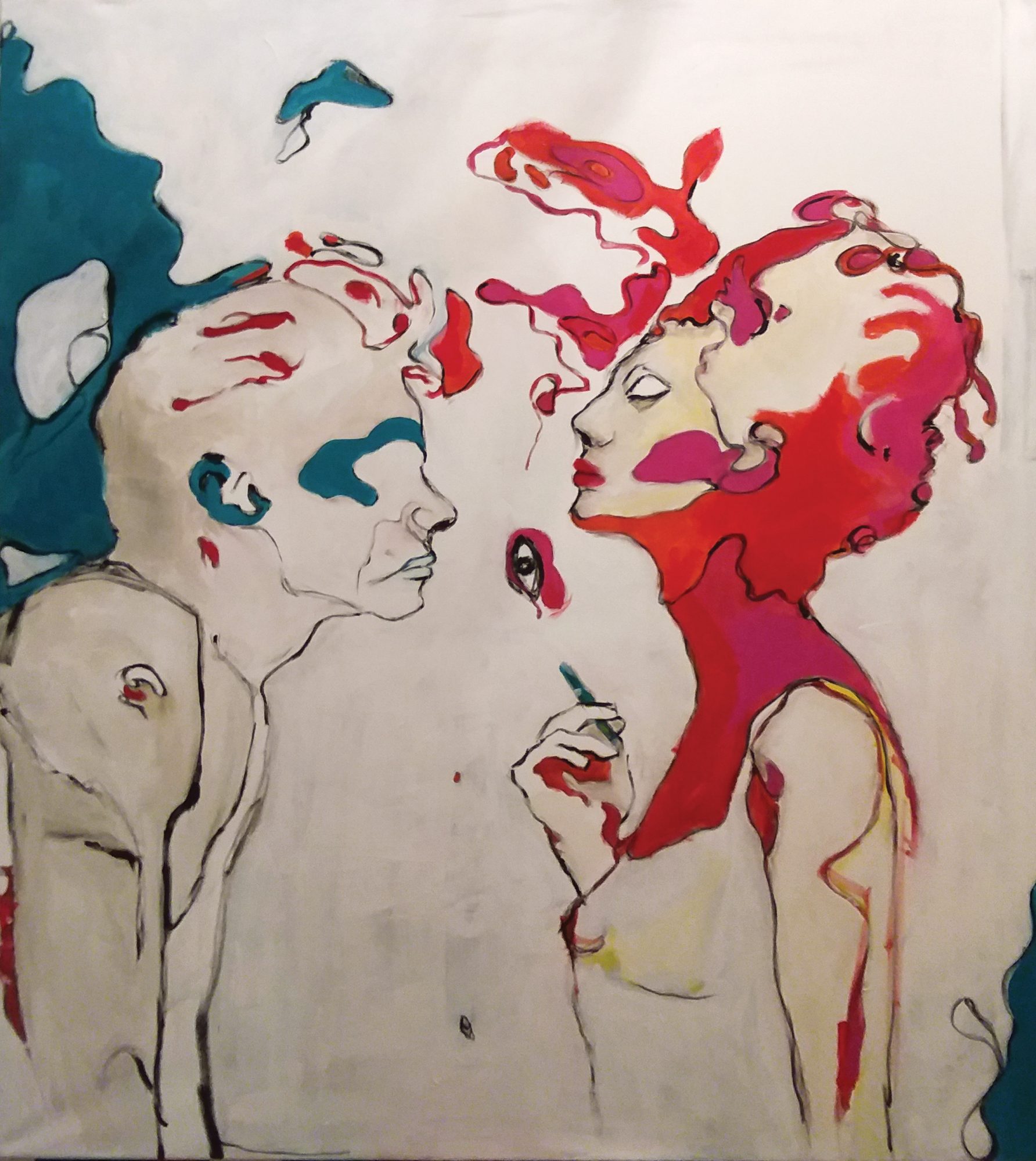 Relacje 01 cykl Relacje | 2021 | 120 x 140 cm